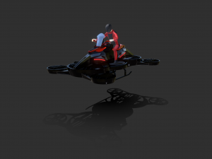 Helix Heli Hoverbike 3D Model