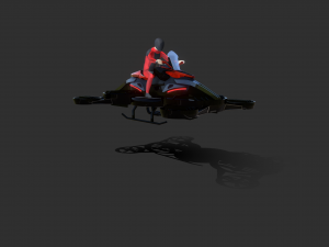 Helix Heli Hoverbike 3D Model