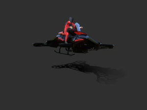 Helix Heli Hoverbike 3D Model