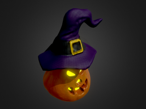 halloween pumpkin head vol 4 Modelo 3D