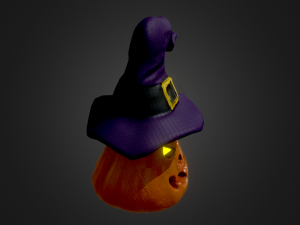 halloween pumpkin head vol 4 Modelo 3D