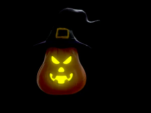 halloween pumpkin head vol 4 3D Model