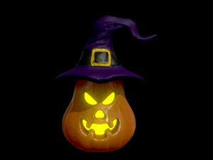 halloween pumpkin head vol 4 Modelo 3D