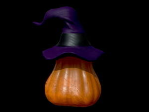 halloween pumpkin head vol 4 Modelo 3D