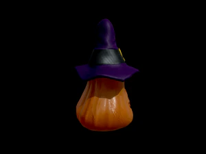 halloween pumpkin head vol 4 3D Model