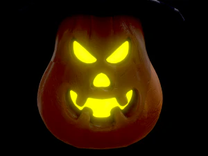 halloween pumpkin head vol 4 3D Model