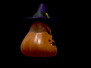halloween pumpkin head vol 4 3D Model