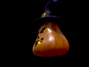 halloween pumpkin head vol 4 3D Model
