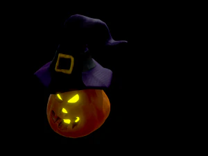 halloween pumpkin head vol 4 3D Model