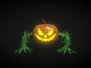 halloween pumpkin head vol 5 3D Model
