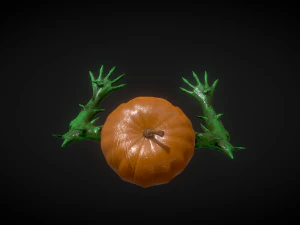 halloween pumpkin head vol 5 3D Model