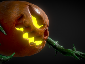 halloween pumpkin head vol 5 Model 3D