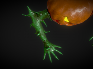 halloween pumpkin head vol 5 Model 3D