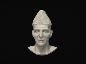 Muhammad ali jinnah marble statue 3D 模型