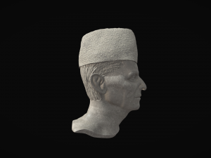 Muhammad ali jinnah marble statue 3D 模型