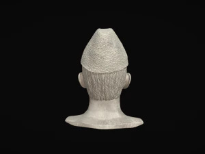 Muhammad ali jinnah marble statue 3D Model