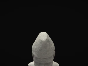 Muhammad ali jinnah marble statue 3D Model