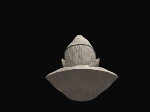Muhammad ali jinnah marble statue 3D Model