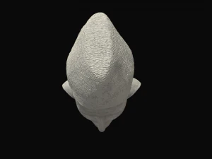 Muhammad ali jinnah marble statue 3D Model