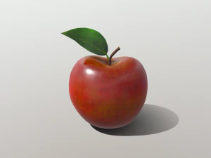 ger&ccedil;ek&ccedil;i altın elma 3D Model