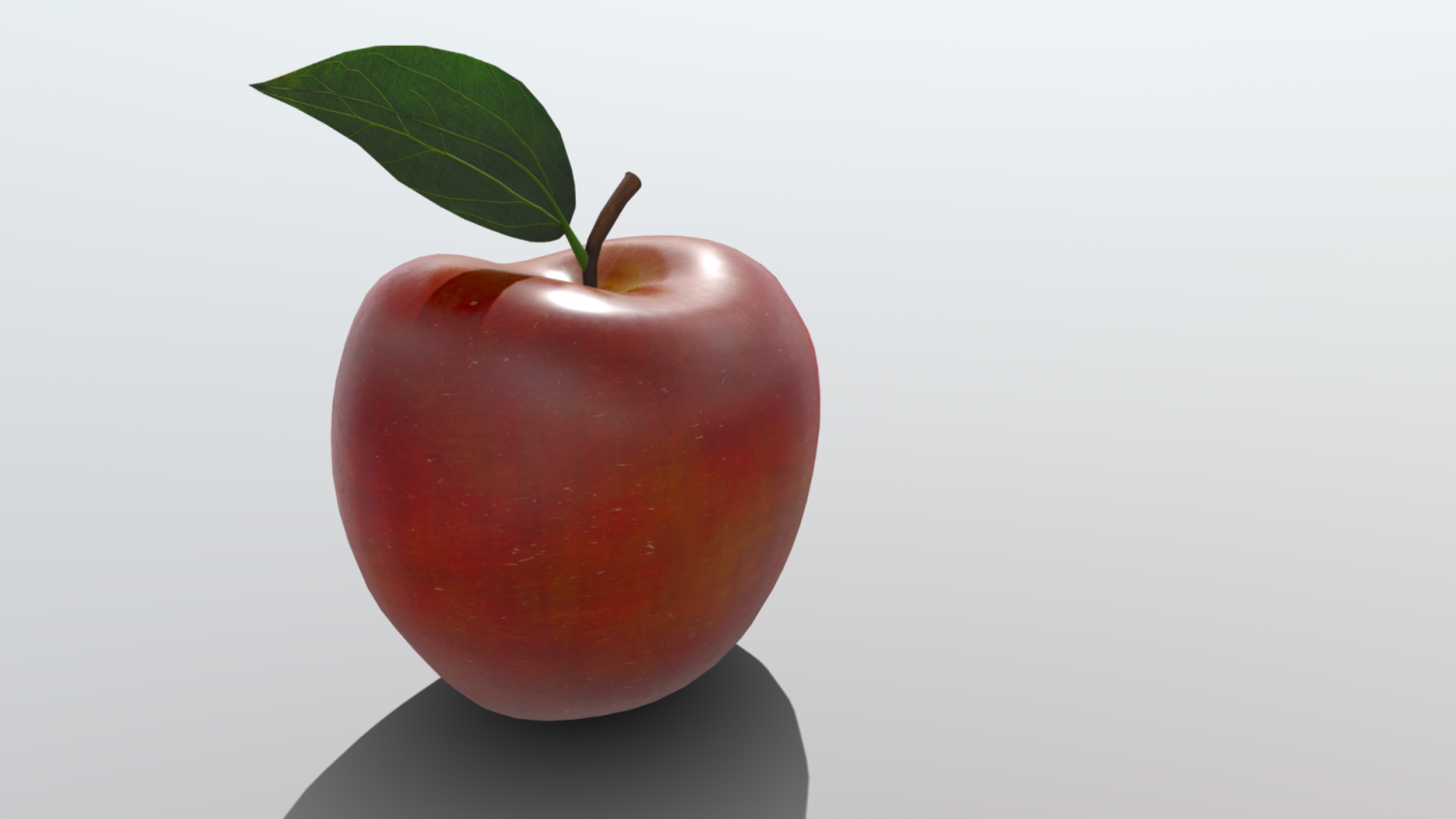 Apple 3d model. Яблоко 3d модель.