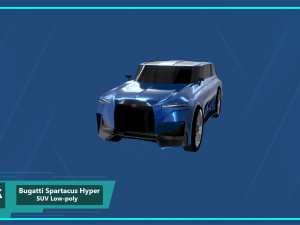 bugatti spartacus hyper suv Modelo 3D