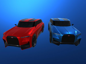 bugatti spartacus hyper suv 3D Модель