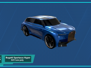 bugatti spartacus hyper suv 3D Модель