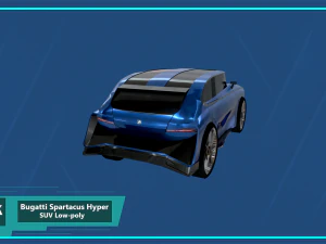 bugatti spartacus hyper suv 3D Model