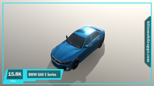 race car g60 5 series hybrid sedan 3D 模型 .c4d .max .obj .3ds .fbx .stl .blend
