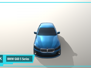 race car g60 5 series hybrid sedan 3D 模型
