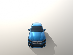 race car g60 5 series hybrid sedan 3D 模型
