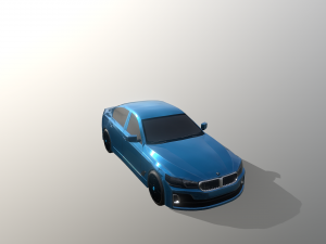 race car g60 5 series hybrid sedan 3D 模型