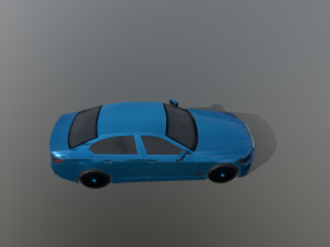 race car g60 5 series hybrid sedan 3D 模型
