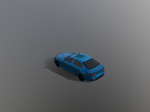 race car g60 5 series hybrid sedan 3D 模型
