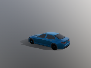 race car g60 5 series hybrid sedan 3D 模型