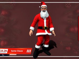 santa claus Modelo 3D