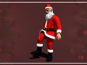 santa claus 3D मॉडल