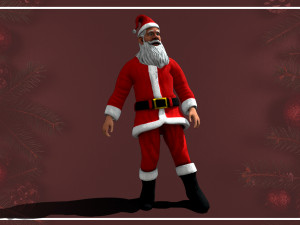 santa claus 3D मॉडल