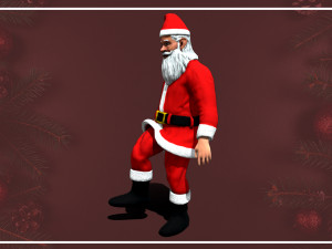 santa claus 3D मॉडल