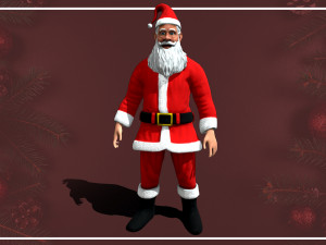 santa claus 3D मॉडल