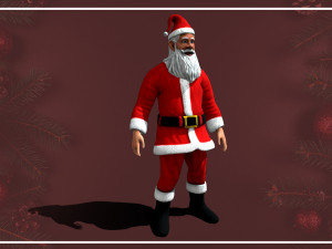 santa claus 3D मॉडल