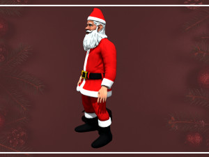 santa claus 3D मॉडल