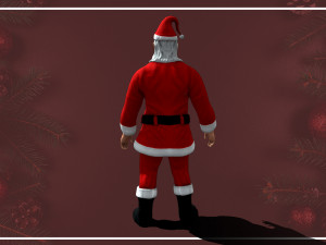 santa claus 3D मॉडल