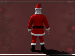 산타클로스 3D 모델
