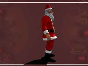 santa claus 3D मॉडल