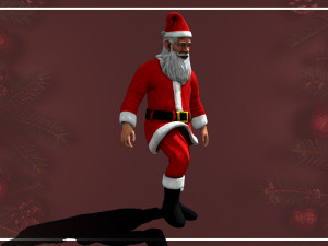 santa claus 3D मॉडल