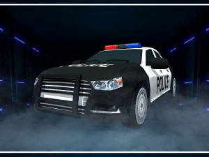 police vehicle low-poly 3D Model