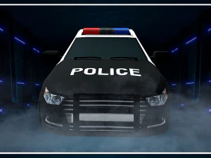 police vehicle low-poly 3D Model