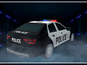 police vehicle low-poly 3D Model